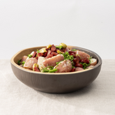 TopStyle African Wood Melamine Round Bowl